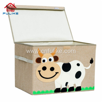 Collapsible Canvas Toy Storage Boxes with Lids